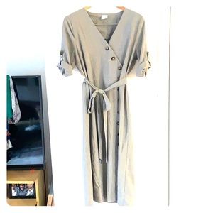 Midi work shift dress